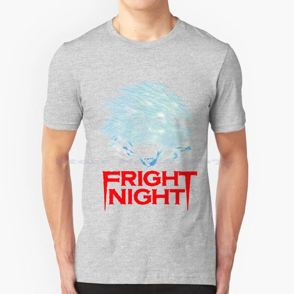 Fright Night Essential T-Shirt T Shirt 100% Cotton Tee Fright Night Essential Horror Halloween 80s Vampires Best Selling Fright