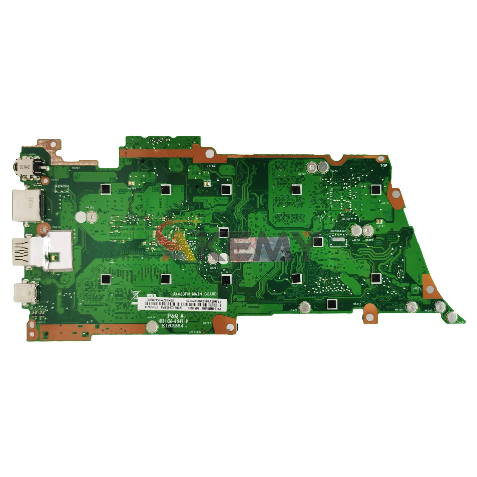UX433FA Laptop Motherboard For ASUS ZenBook UX433FN UX433FA UX433F U4300F Notebook Mainboard With I3 I5 I7 CPU 100% tests OK stk