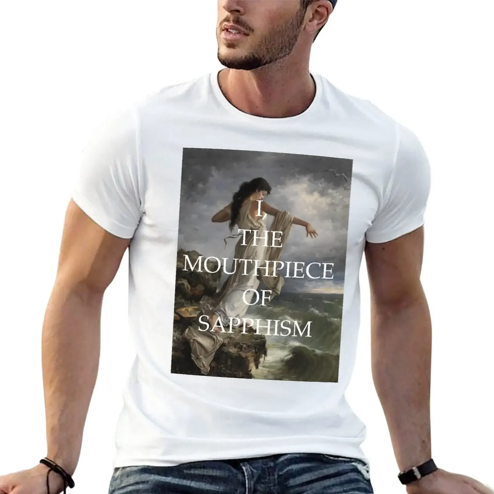 sappho T-Shirt Aesthetic clothing blanks mens champion t shirts