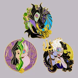 Evil Villain Enamel Pins Brooches for Women Badges Lapel Pins for Backpack Fashion Jewelry Clothing Accessories Christmas Gift