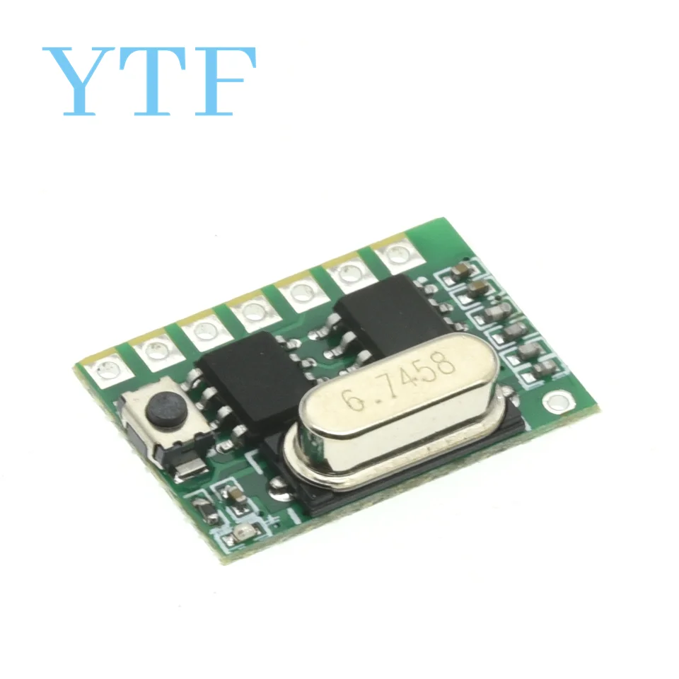 Wireless remote control receiving module 315/433MHz learning code 4 switch ASK with decoding remote control lifting