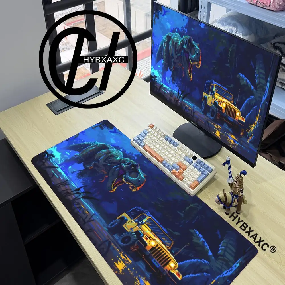 

HD Pixel Art Dinosaur Board Game Mouse Pad Non-Slip Rubber Base Large Desk Mat for Office Hot-selling materials Mouse Pad