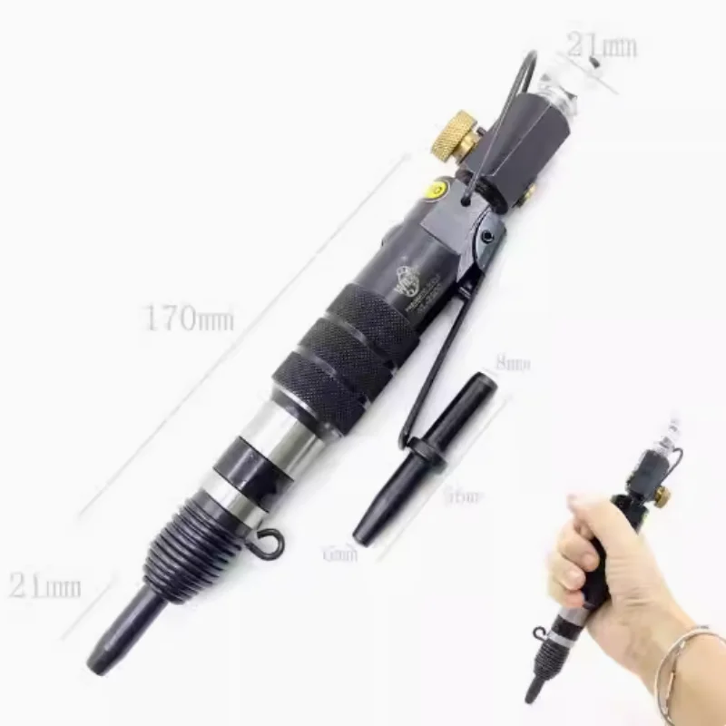 Mini martello pneumatico dritto pneumatico Tipo C Sterilizzatore aperto Pin Martello Presa Macchina per chiodi Presa pneumatica Pistola sparachiodi