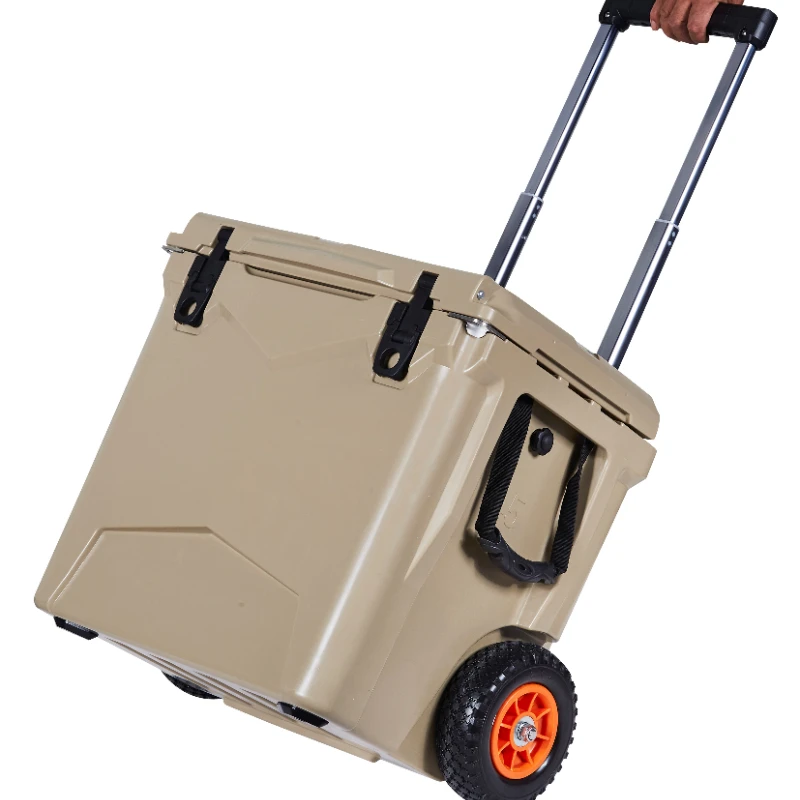 45QT wheels remove insulated custom color logo pattern gradient wholesale insulated cooler bags cooler box hard cooler