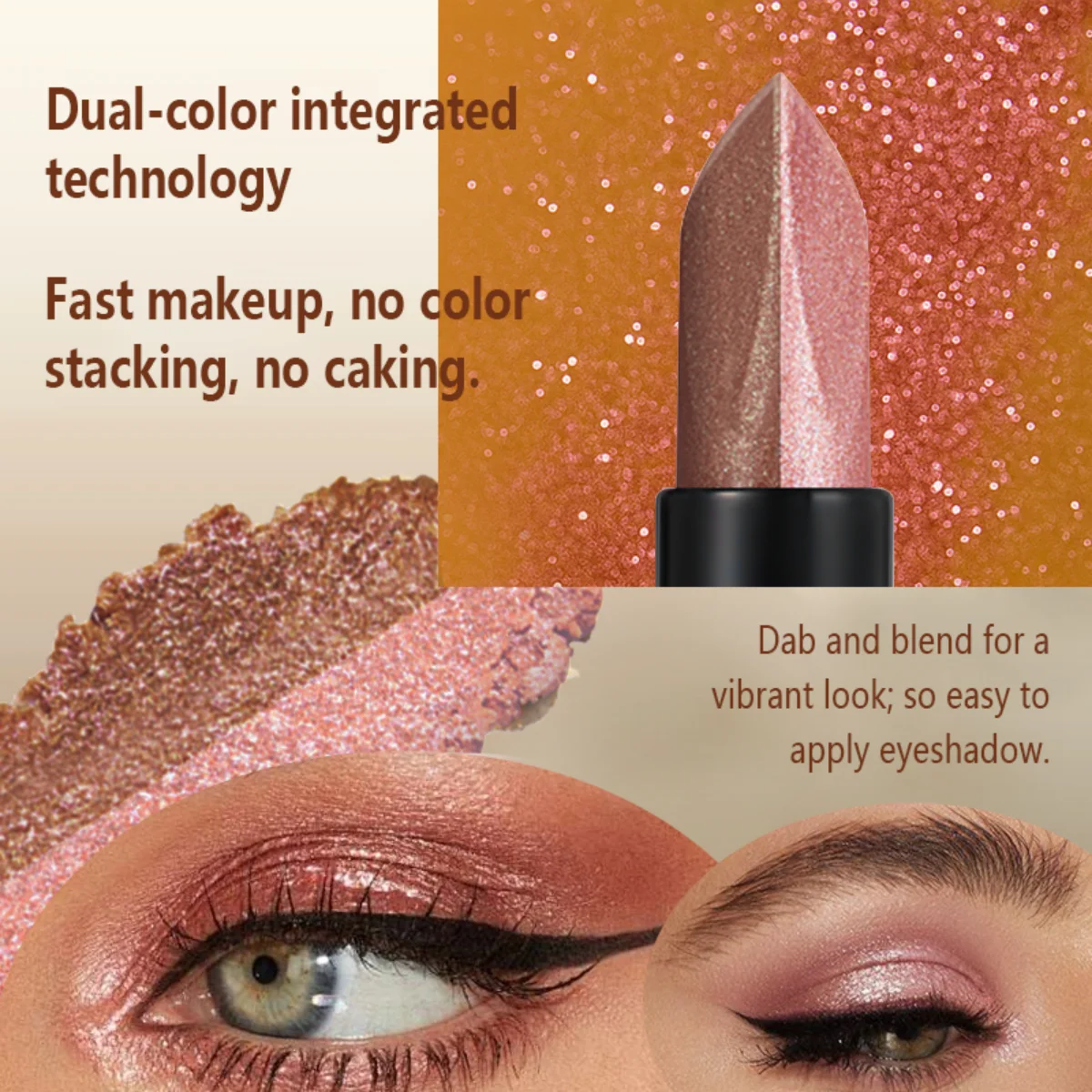 Double Color Eyeshadow Stick G - Beauty Flower Makeup recension och pris