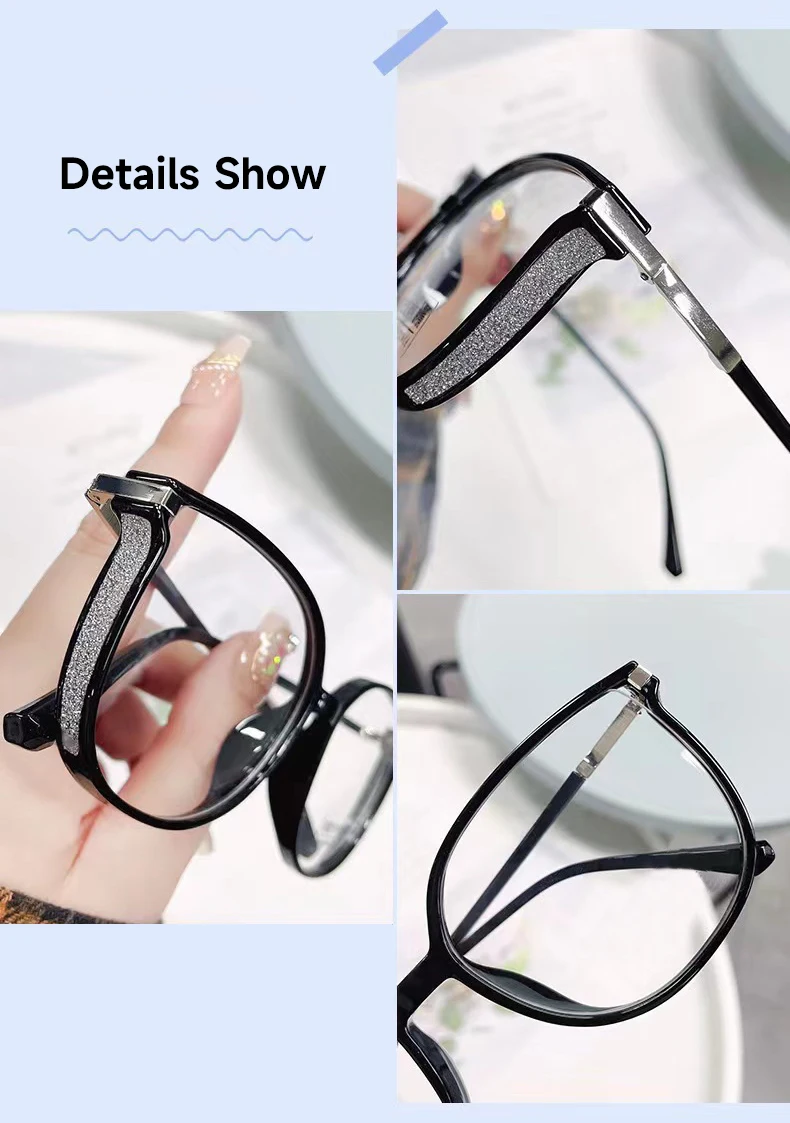 Mode Lesebrille Frauen Anti-blau Licht Brillen Frau Rezept Brillen Blockieren Blau Licht Leser – Detail 3