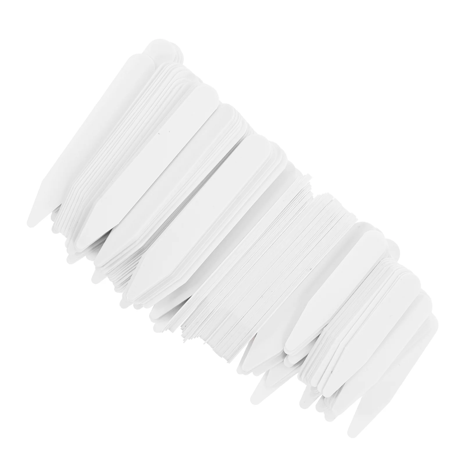 200 Pcs Inserts Supports for Shirt Labels Anti Bark Collar Dogs Stiffener Bone Colar White