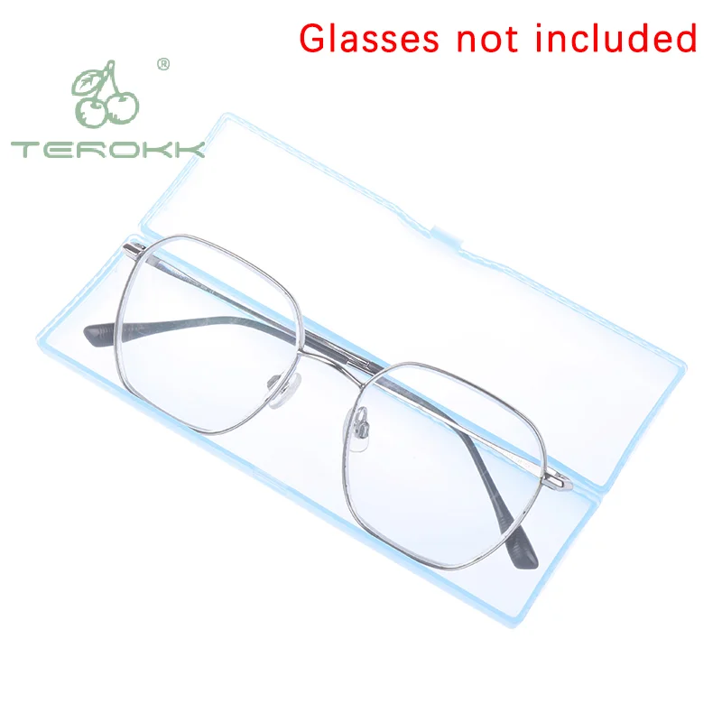 Transparent Plastic Sunglasses Case For Glasses Portable Hard Sun Glasses Case Protector Box Students Reading Glasses Case Boxes