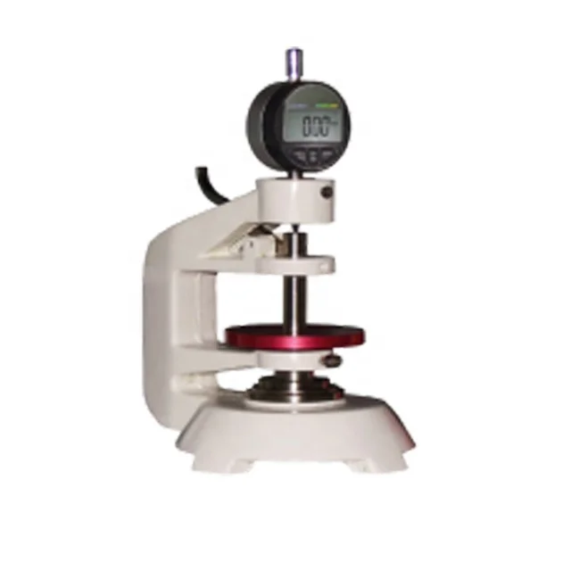 LR-F027 جهاز اختبار سمك الورق واللوح/قياس سمك ISO 534 #4