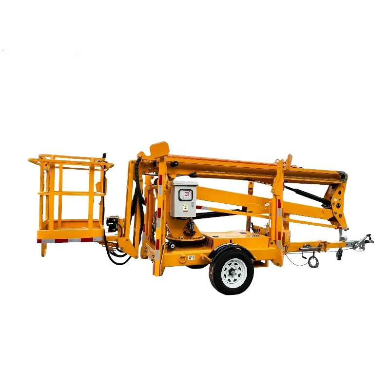 SUNTOP STBL Automatic Leveling Device Street Light Maintenance Curved-Arm Spider Truck Traction Aerial Work Boom Lift 22m 20m