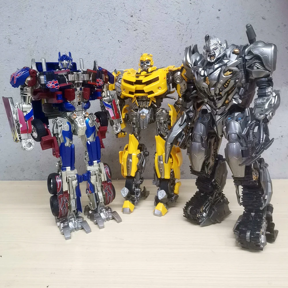 30CM Transformation Robot Toys Optimuss Prime Star Commander Magatron Bumblebe Car Movie Action Figure Deformation Anime Model