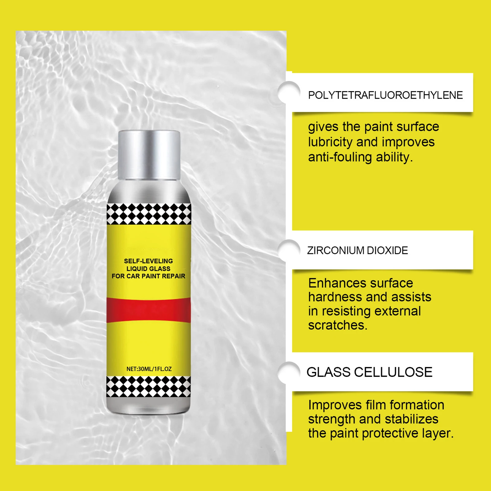 30ml Car Paint Restoration Liquid Ultimate Liquid Wax Deep Cleansing Polish for Cleansing Care Accessories