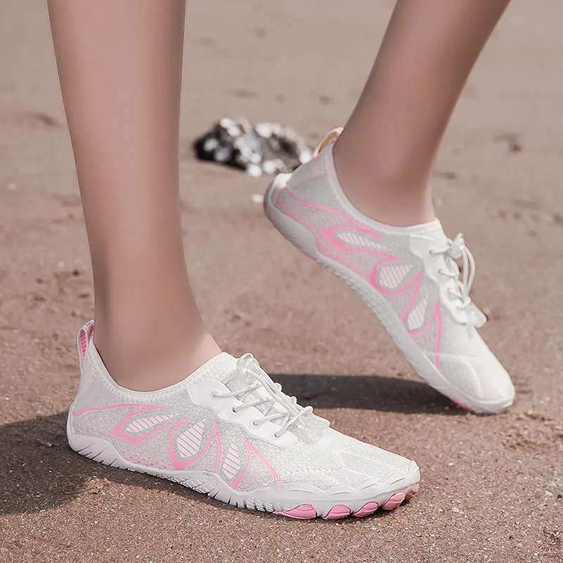 

Высококачественные женские водные кроссовки, летняя дышащая быстросохнущая пляжная обувь, удобная домашняя обувь для фитнеса на мягкой подошве, 2025 г.