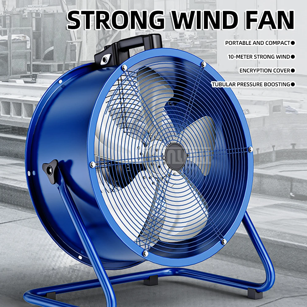 

Промышленный мощный напольный вентилятор Мощный электрический осевой вентилятор для коммерческого использования