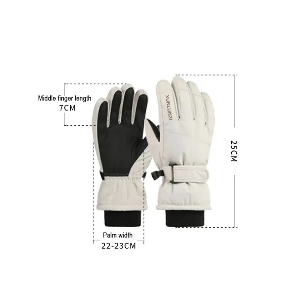 Nuovi guanti da sci per bambini caldi invernali antivento neve snowboard guanti sportivi all'aria aperta addensare guanti da ciclismo antiscivolo