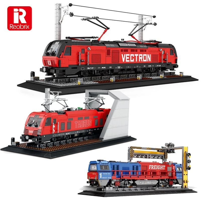 

Technical City Train High-tech Railway Tracks Building Blocks MOC Subway Vehicle Assemble Bricks Toys Gifts For Childrens Adults