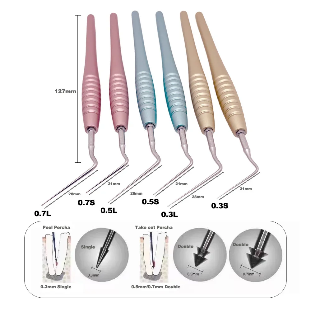 Professional Dental GP Remover Endo GPRS Root Tip Extractor for Gutta Percha and Foreign Body Endodontic Extraction Tools