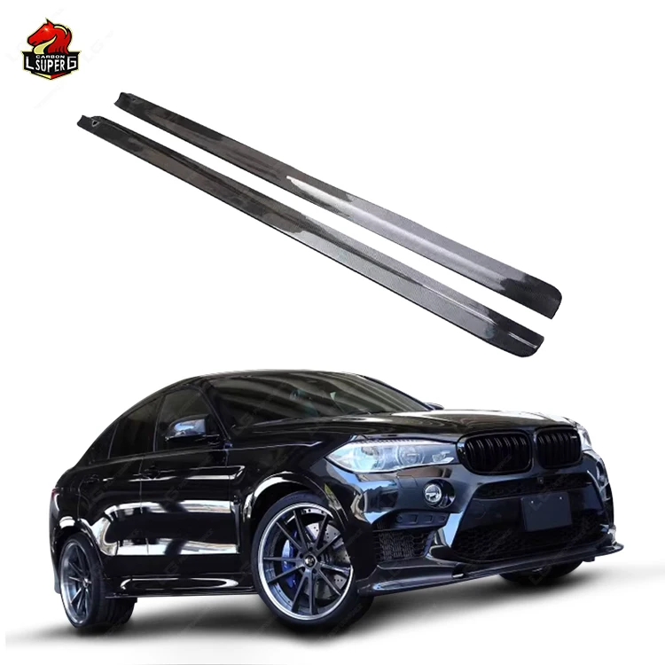 Carbon Fiber 3D Style Side Skirts For BMW X6M F86