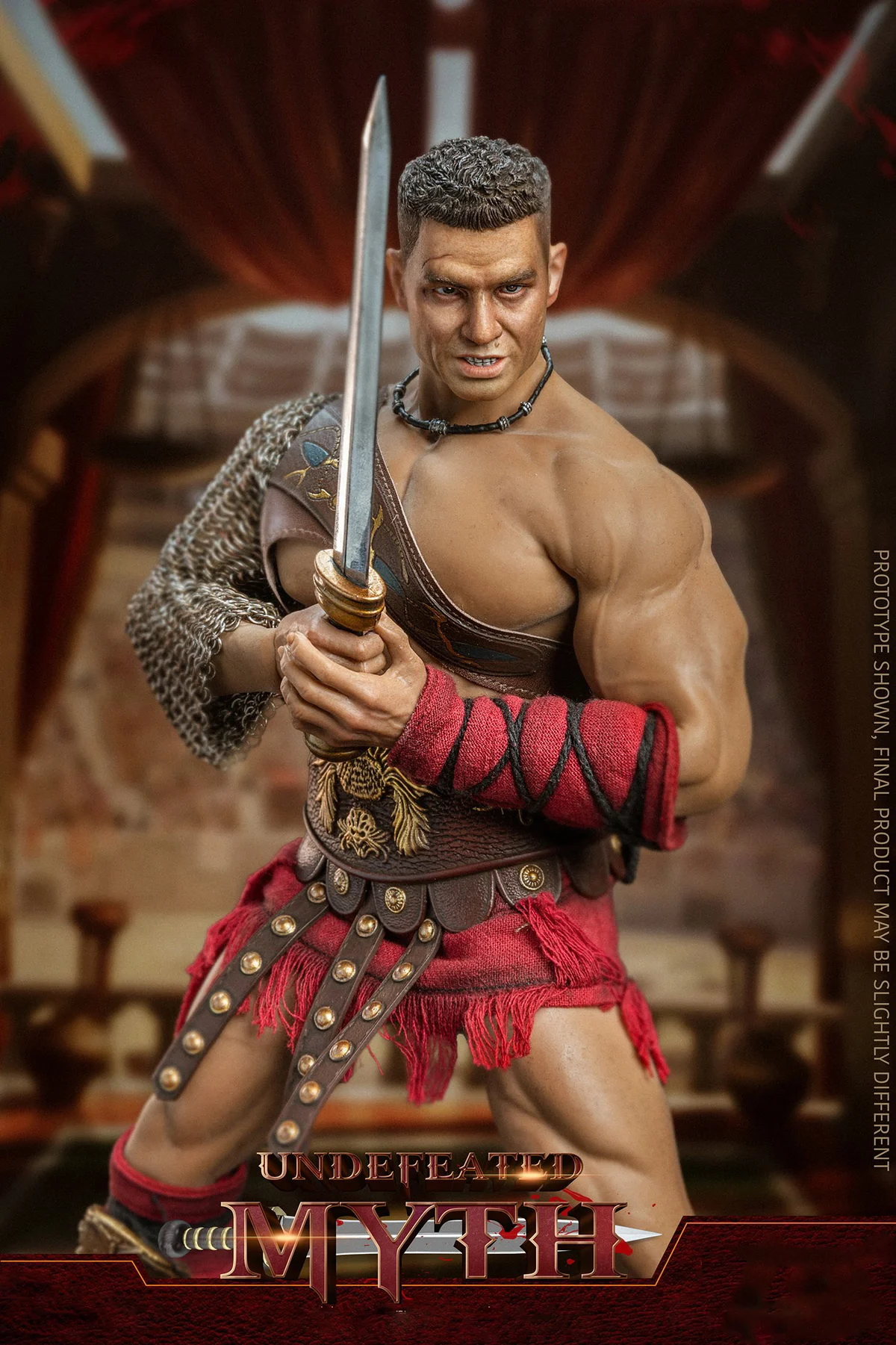 1/6 Scale Seamless Body Action Figure Doll Spartacus Undefeated Myth Crixus 12" Super Flexible Collectible Figures Model Toy