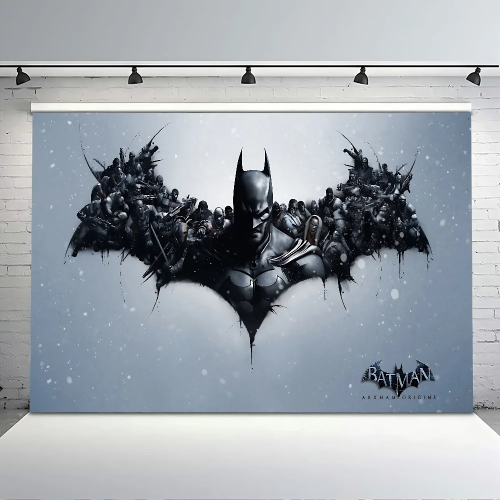 خلفيات التصوير الفوتوغرافي B-Batmans للأطفال حفلة عيد ميلاد الأطفال صورة خلفيات الصور #3