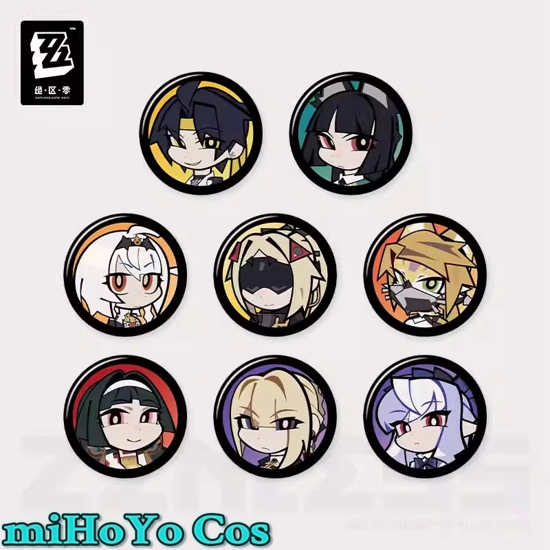 

[Подлинная] miHoYo Game Zenless Zone Zero, значок для косплея, аниме, брошь с героями мультфильмов, 3D DIY, украшение на Хэллоуин, рождественские подарки