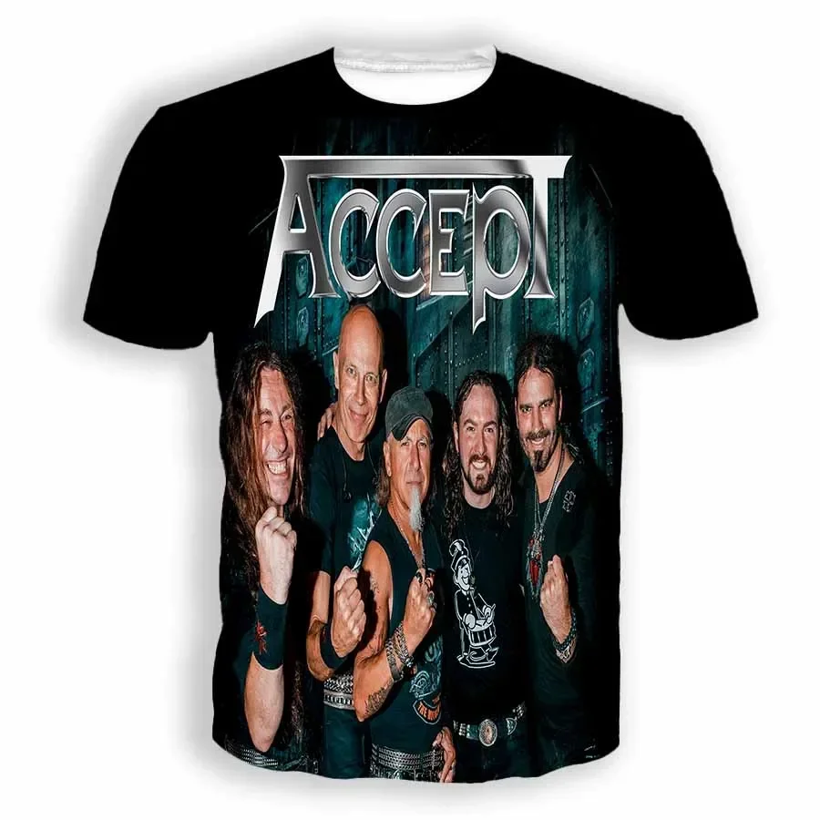 

Accepts Men's and Women's Short-sleeved Striped T-shirts, Casual Streetwear, 3D Printing, Fashion