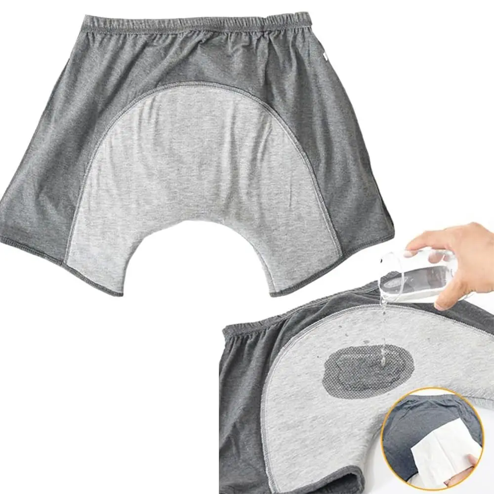 Antibacterial Graphene Adult Diaper Pants Elastic Skin-Friendly Incontinence Underwear Reusable Leak-Proof Washable Diaper