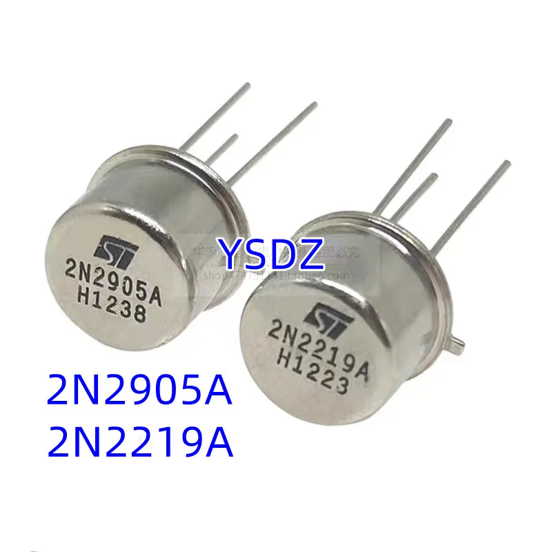 New 10PCS 2N2905A  2N2219A  Bipolar Transistor Small Signal 2N2219 2N2905 CAN-3 TO-39