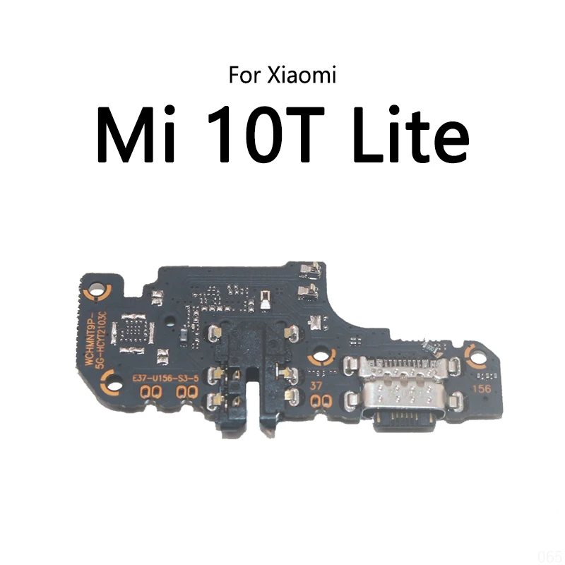 USB Charging Dock Port Socket Jack Connector Charge Board Flex Cable For Xiaomi Mi 10 Lite 10T Pro