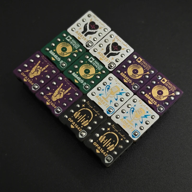 Brand new original ada4625-2 low noise operational amplifier with decoupling capacitor anti-interference 4-layer adapter board