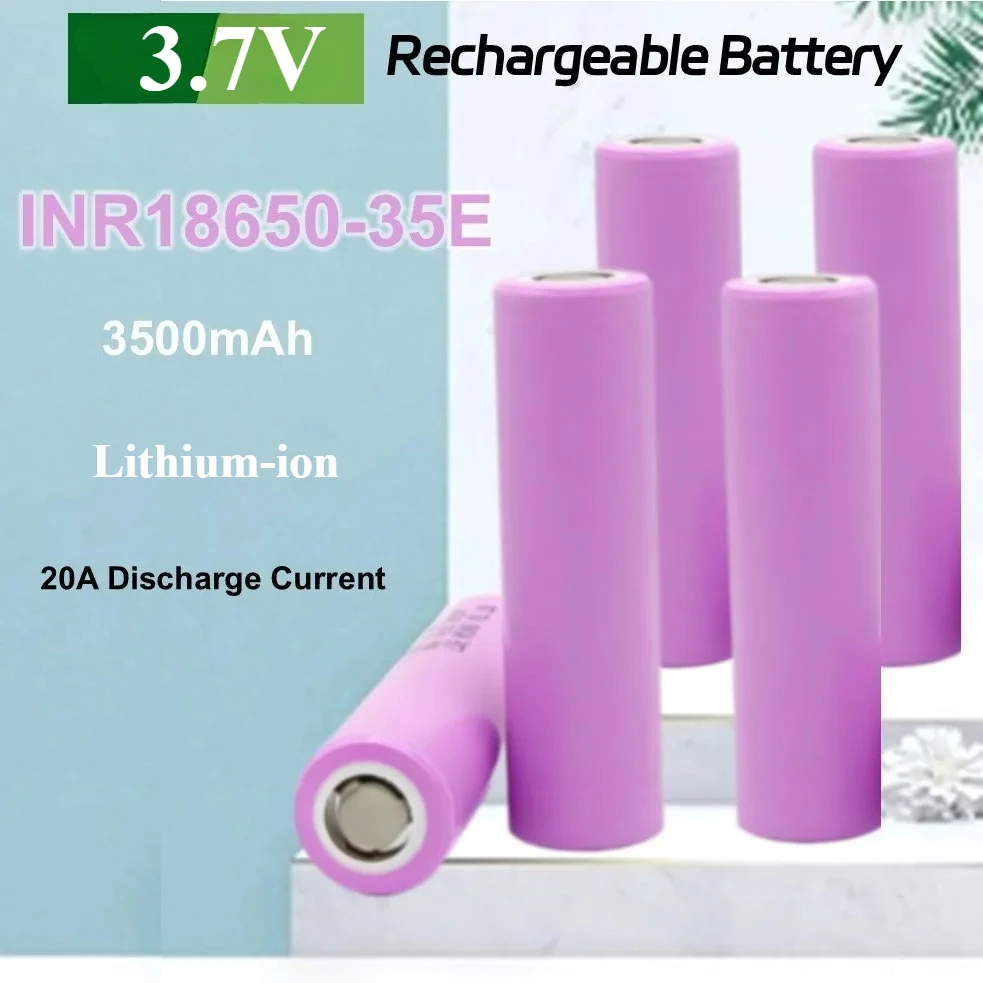 18650 Lithium Battery 3500mAh 3.7v 20A 18650 MJ1 High Power Tool Battery, Be Suitable For Camera Machine Doorbell Rc Car Wait Fo