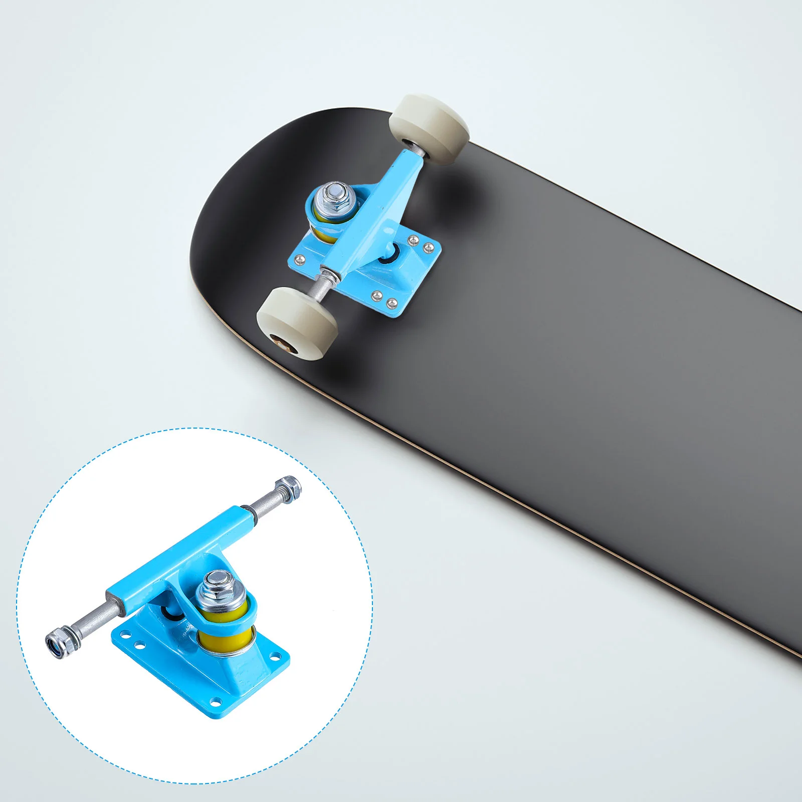 Wheel Aluminum Base Truck Bracket Board Bracket For Skateboard Universal Fit Metal Replacement Skateboard Parts