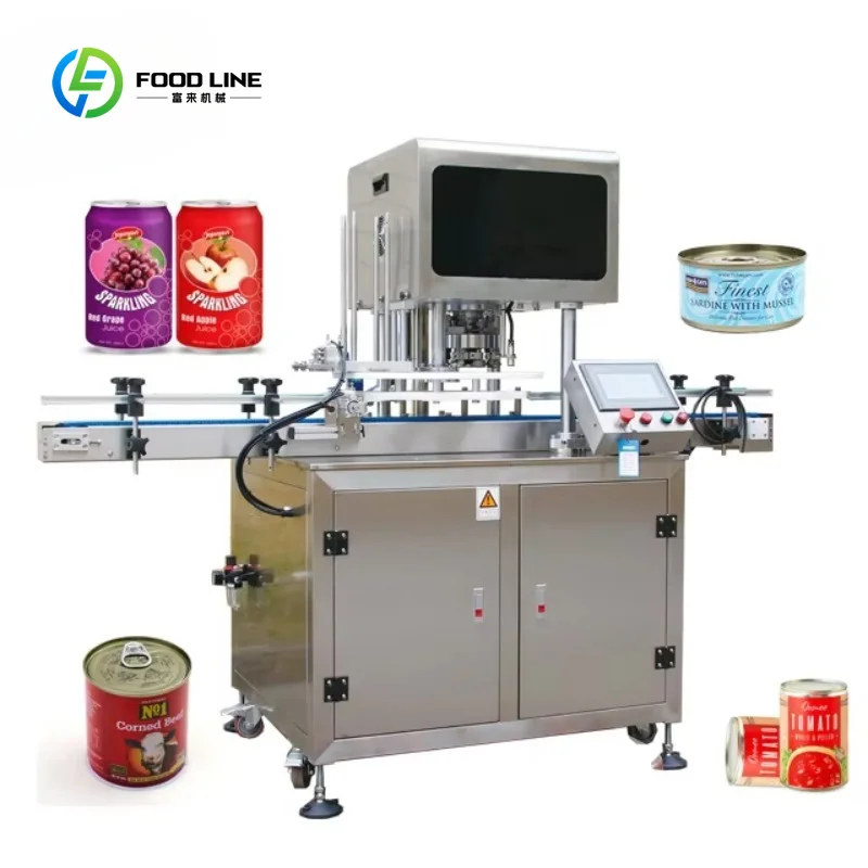 Customized Automatic Can Sealer Easy Open Lid Packing and Sealing Machine Stepper Motor Glass Jar Closing Machine Seal Machine