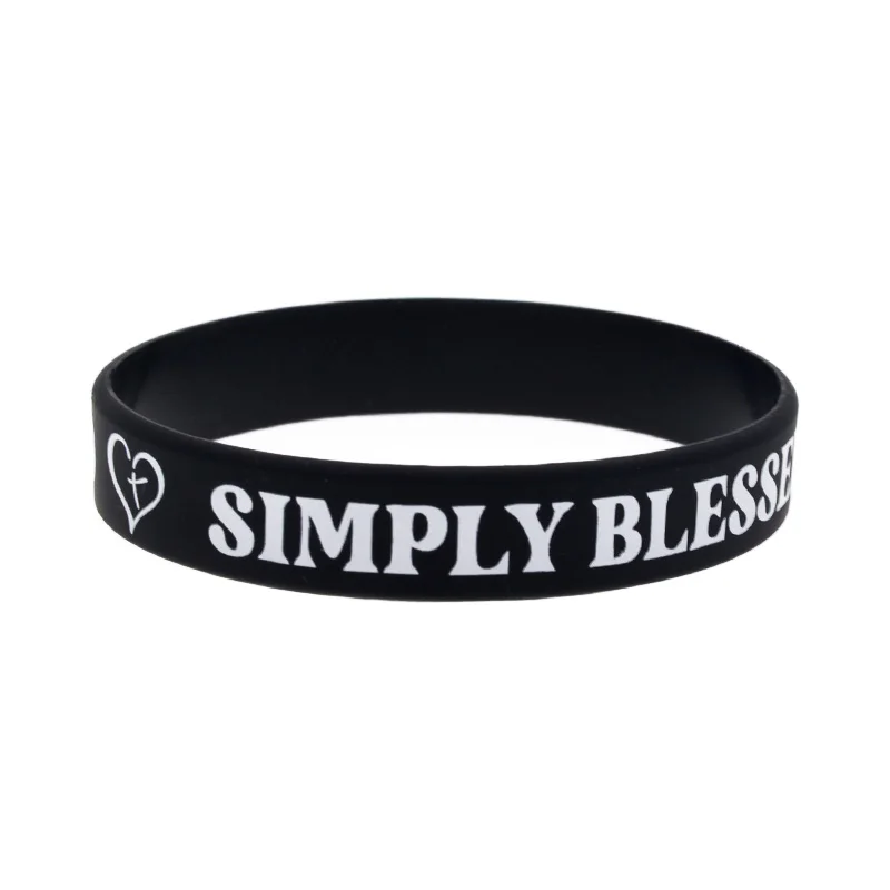 50 Stück Christliche Bibelvers-Silikon-Armbänder Jesus Inspirierende Gummi-Armreifen – Detail 2