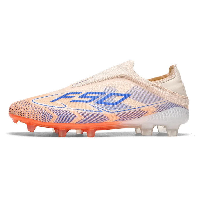 Nuevos zapatos de fútbol FG/AG, picos deportivos de velocidad ligeros para mejorar la velocidad y la agilidad para competición de campo de hombres y mujeres