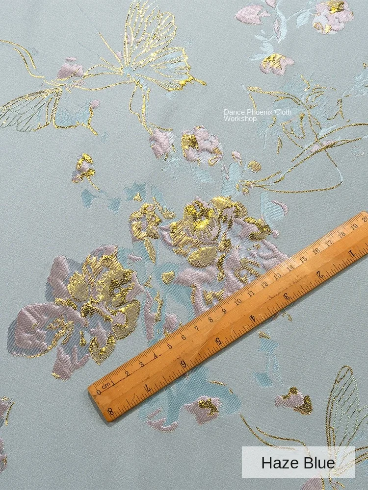 Brocade Jacquard Fabric for Formal Dresses Jackets Clothing Fabrics for By The Meter Diy Material Apparel Sewing Wholesale Cloth