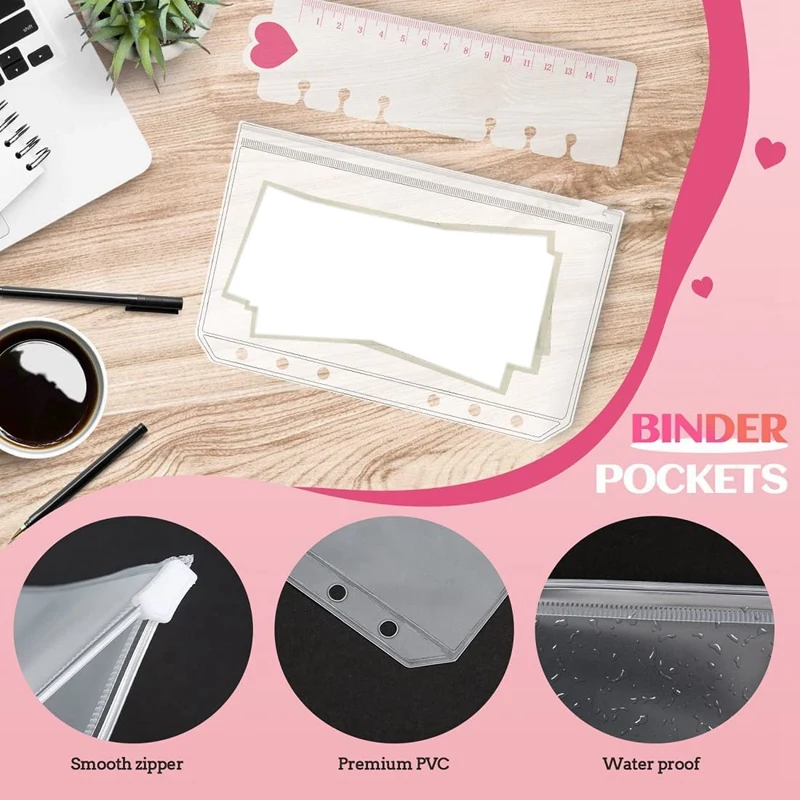 Budget Binder With Cash Envelopes,Cash Envelopes For Budgeting, Organizer For Cash, A6 Budget Binder For Saving Money