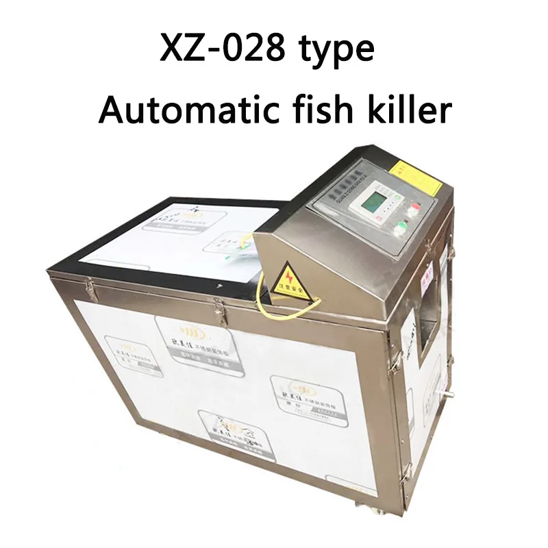 XZ-028 Commercial fish killing machine Automatic fish killer machine for remove scales,visceral and open belly one machine 220v