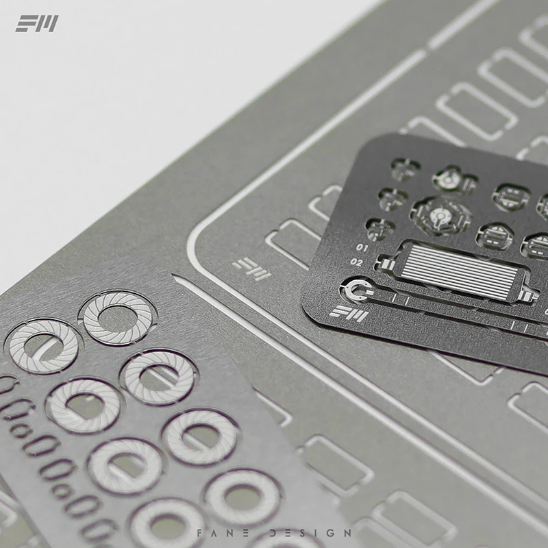 Fine Model 1/64 Metal Etching Sheet Modified Detail-up Parts For Model Car Racing Vehicle Toy Small Scale