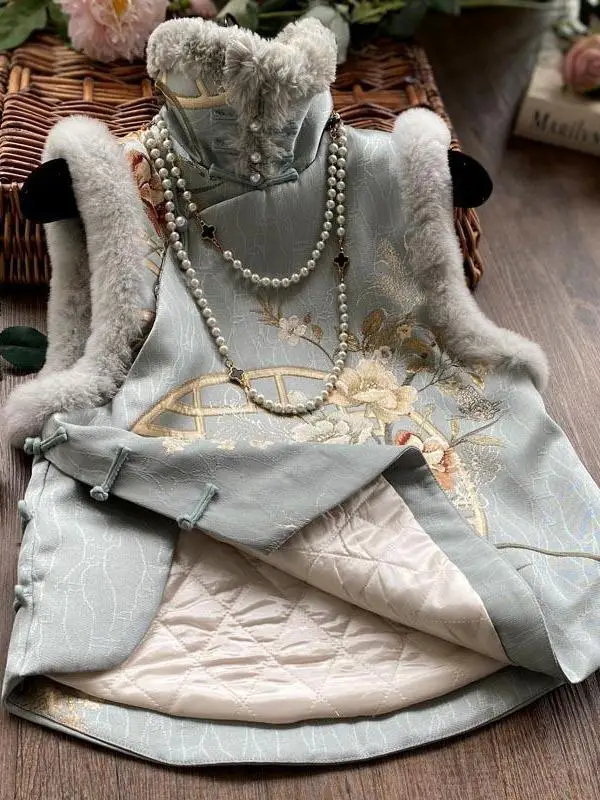 

Женская зимняя куртка-ветровка больших размеров с воротником-стойкой, утепленная хлопком, жилет-топ