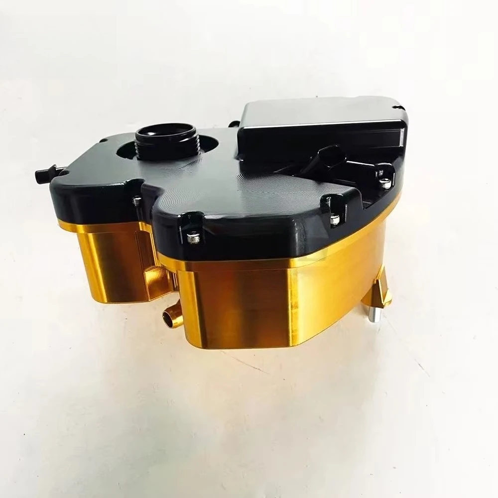 

Reinforced Aluminum Coolant Tank for M5 F90 - High-Performance Cooling System Upgrade, Replacement for Plastic OEM Tank