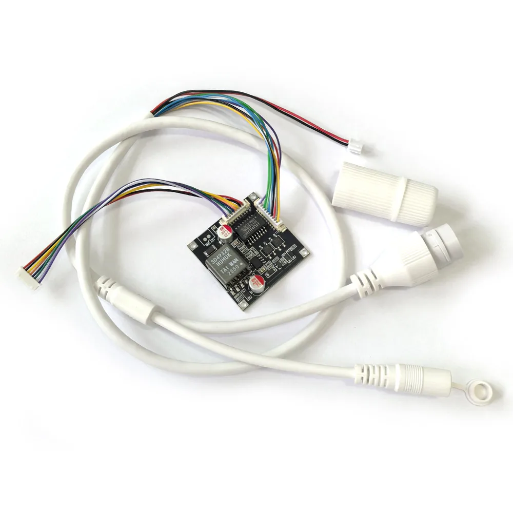 

CCTV Smart POE module 48V input to 12V/2A output Power Over Ethernet PCB board IEEE802.3af/at for security ip camera