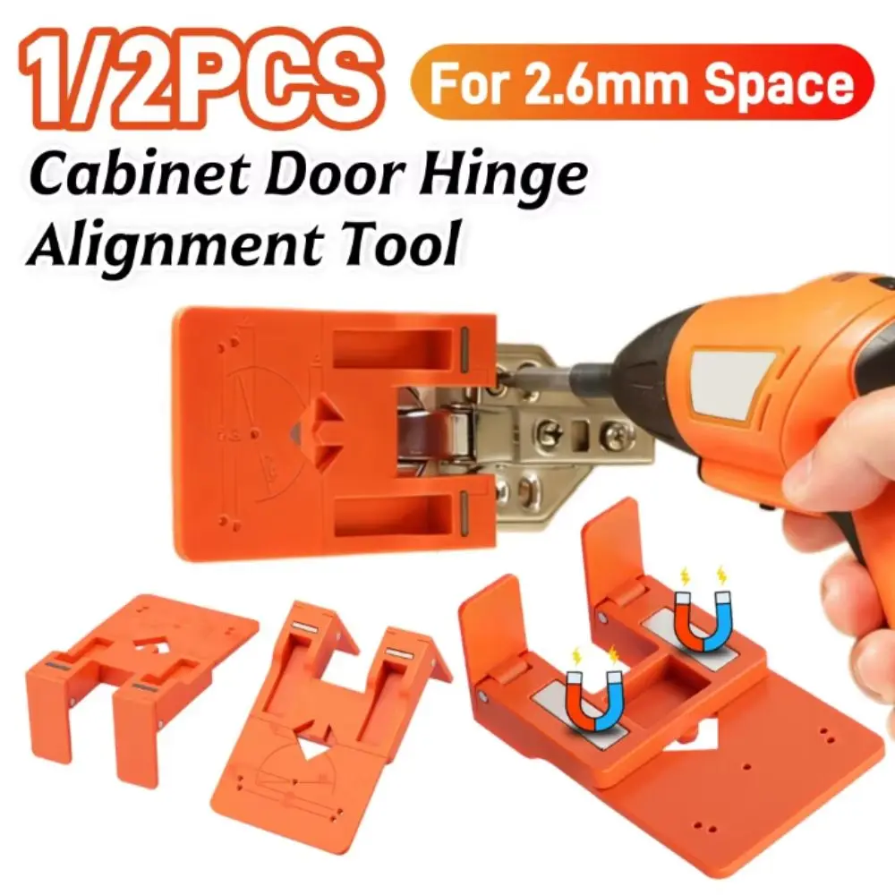 

Magnetic Magnetic Cabinet Hinge Jig Leveling Mounting Assist Cabinet Door Hinge Gasket Alignment Fixing Plate
