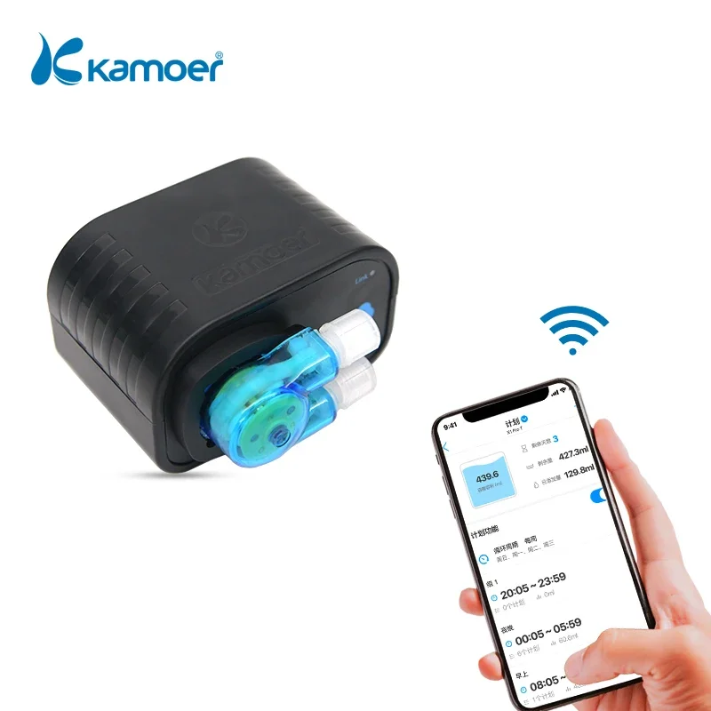 Kamoer X1PRO T Seawater Fish Tank APP Remote Control Titration Pump Reef Tank Ecological Bottle Micro Peristaltic Dosing Pump