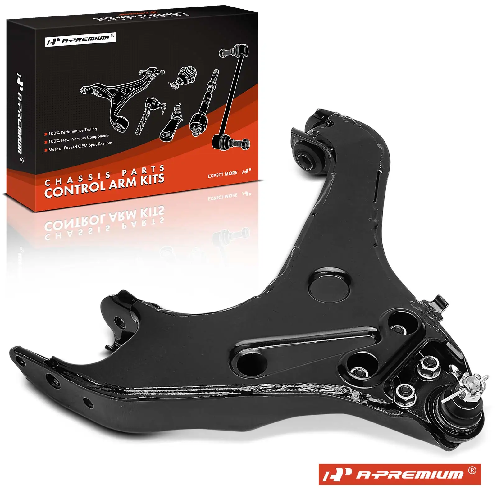 A-Premium Front Left Lower Control Arm & Ball Joint Assembly for Mitsubishi Montero Sport 1997-2004