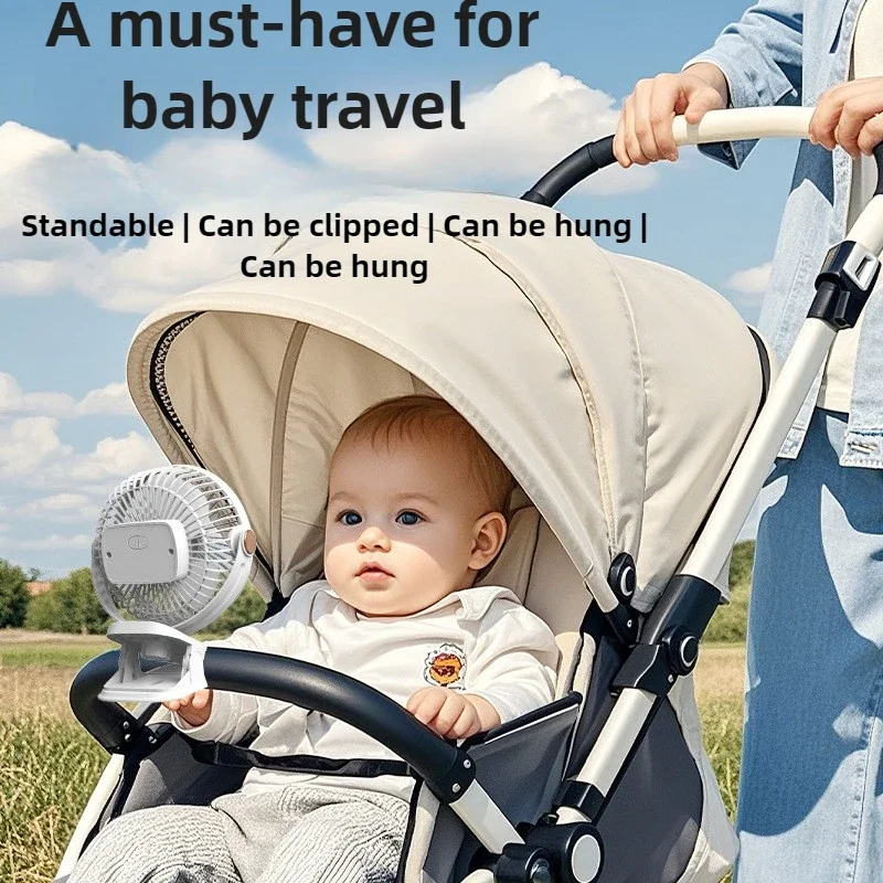 جديد USB شحن كليب مروحة متعددة الوظائف 4 في 1 تعميم مروحة يمكن أن تحمل ثلاث سرعات ضوء الليل الرياح القوية منخفضة الضوضاء