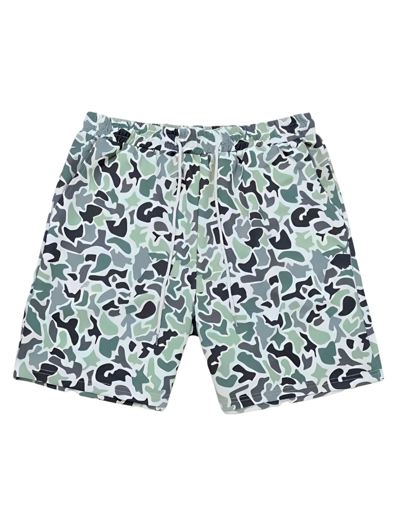 

Мужские камуфляжные шорты, легкие быстросохнущие спортивные сетчатые шорты для спортзала для мужчин, тренировки, активные упражнения