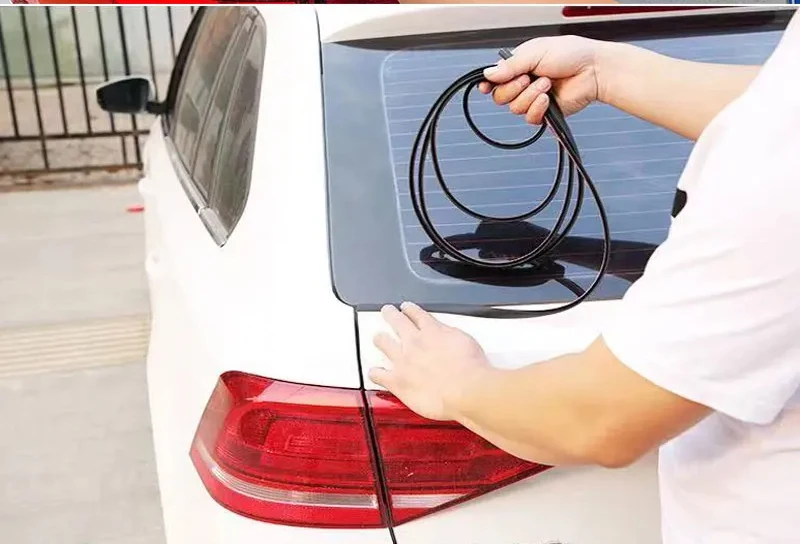 V-förmige Auto-Gummidichtung, hohle Glasfensterkante, Dichtungsstreifen, Aufkleber, automatische Dichtungsstreifen, Windschutzscheiben-Gummidichtung – Detail 8