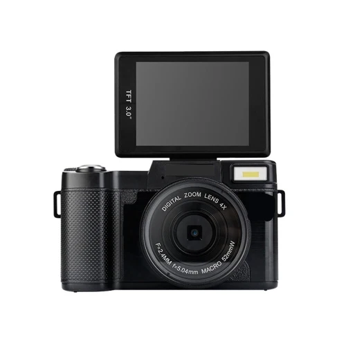 

High Quality Digital Camera R2 2.7K Vlog Camera 4X Zoom with 3.0 inch Flip Screen Digital Camera