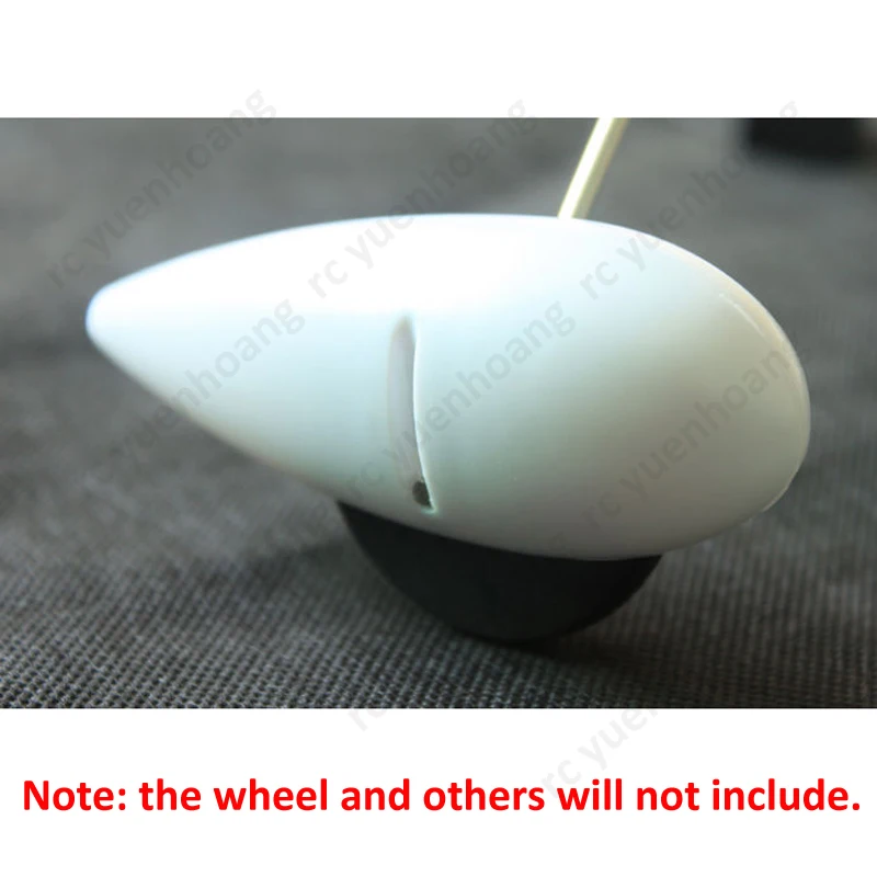 1 paire de pantalons de roue intégrés, carénage de train d'atterrissage, couvercle de protection à Surface lisse, assemblage de pièces de bricolage pour avion à voilure fixe RC